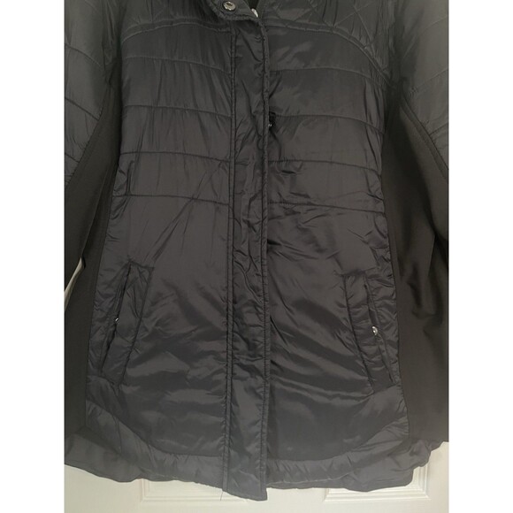 Kyodan Black Light Weight Puffer Jacket Women Large - Picture 8 of 9